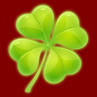 Cute St Patricks Day Lucky Glowing Shamrock Clover Apron