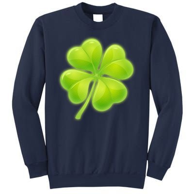 Cute St Patricks Day Lucky Glowing Shamrock Clover Sweatshirt