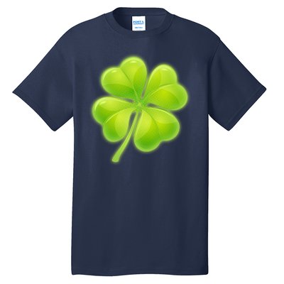 Cute St Patricks Day Lucky Glowing Shamrock Clover Tall T-Shirt