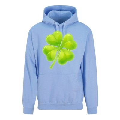 Cute St Patricks Day Lucky Glowing Shamrock Clover Unisex Surf Hoodie