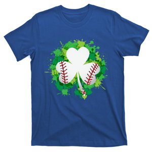 Cute St Patrick's Day Graphics With Baseball And Shamrock Meaningful Gift T-Shirt