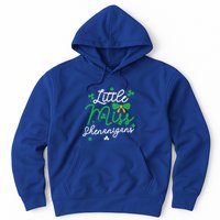 Cute St Patrick Costume Shamrock Little Miss Shenanigans Gift Hoodie