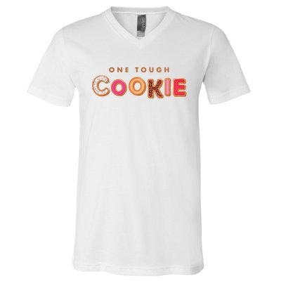 Cookie Saying Quote Phrase Funny Baker Baking V-Neck T-Shirt