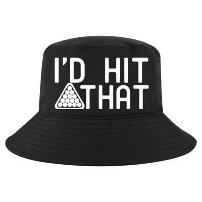 Cue Sports Queue 8 Ball Saying Pool Billiard Gift Cool Comfort Performance Bucket Hat