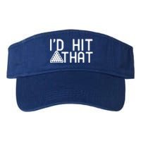 Cue Sports Queue 8 Ball Saying Pool Billiard Gift Valucap Bio-Washed Visor