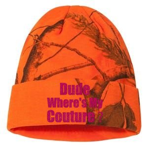 Couture Sarcastic Quote Dude WhereS My Couture Kati Licensed 12" Camo Beanie