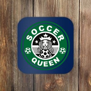 Cool Soccer Queen Coaster