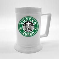 Cool Soccer Queen Beer Stein