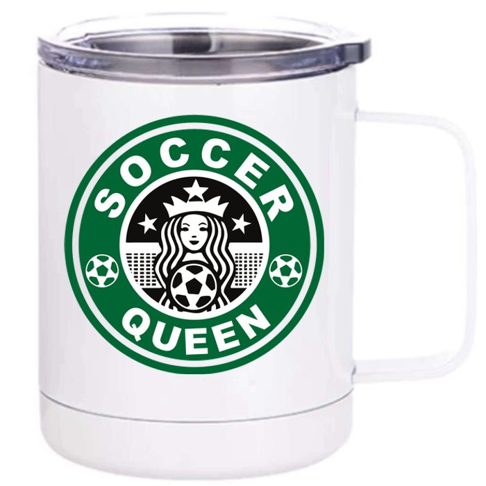 Cool Soccer Queen 12 oz Stainless Steel Tumbler Cup