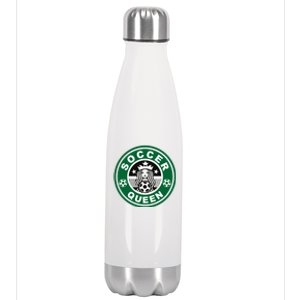 Cool Soccer Queen Stainless Steel Insulated Water Bottle