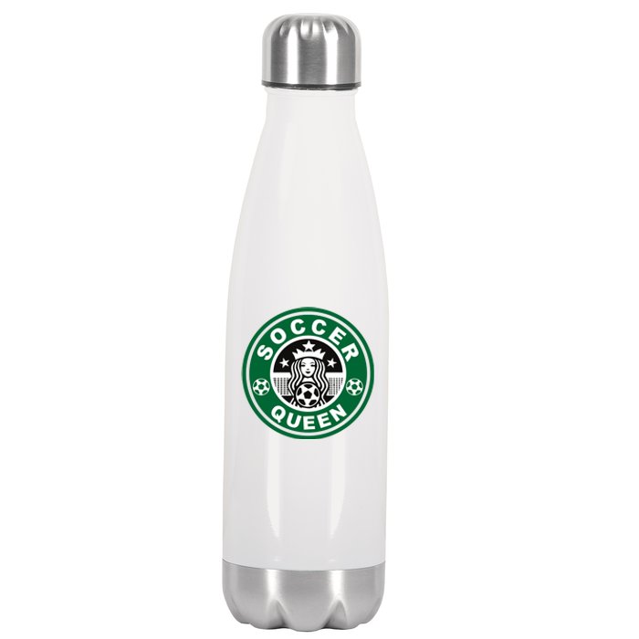 Cool Soccer Queen Stainless Steel Insulated Water Bottle