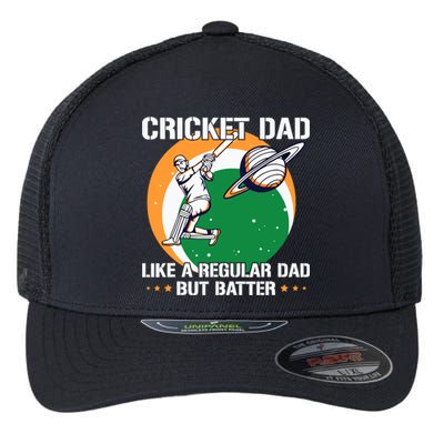 Cricket Sport Quote For An Indian Cricket Dad Flexfit Unipanel Trucker Cap