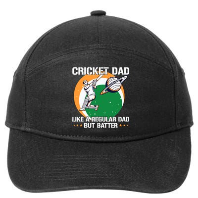 Cricket Sport Quote For An Indian Cricket Dad 7-Panel Snapback Hat