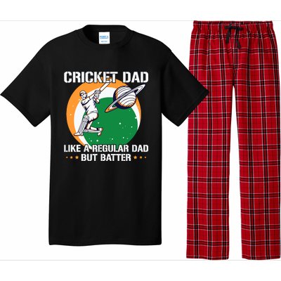 Cricket Sport Quote For An Indian Cricket Dad Pajama Set