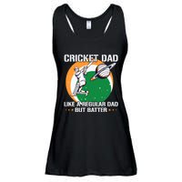 Cricket Sport Quote For An Indian Cricket Dad Ladies Essential Flowy Tank