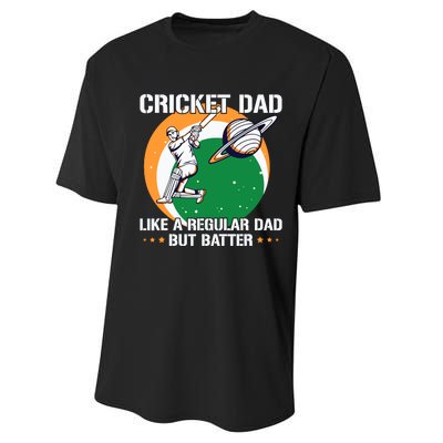 Cricket Sport Quote For An Indian Cricket Dad Performance Sprint T-Shirt