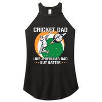 Cricket Sport Quote For An Indian Cricket Dad Women's Perfect Tri Rocker Tank