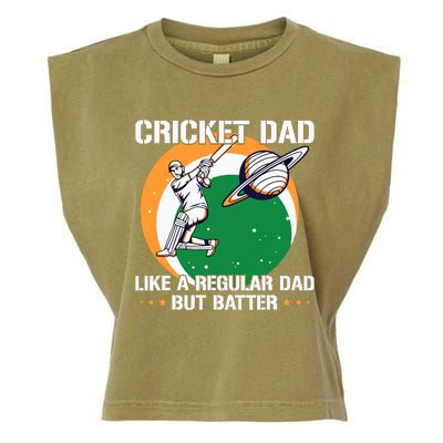 Cricket Sport Quote For An Indian Cricket Dad Garment-Dyed Women's Muscle Tee