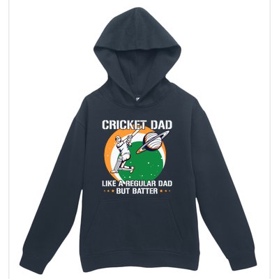 Cricket Sport Quote For An Indian Cricket Dad Urban Pullover Hoodie