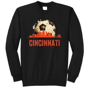 Cincinnati Soccer Queen City Skyline Sweatshirt