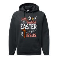 Christian Silly Rabbit Easter For Jesus Performance Fleece Hoodie