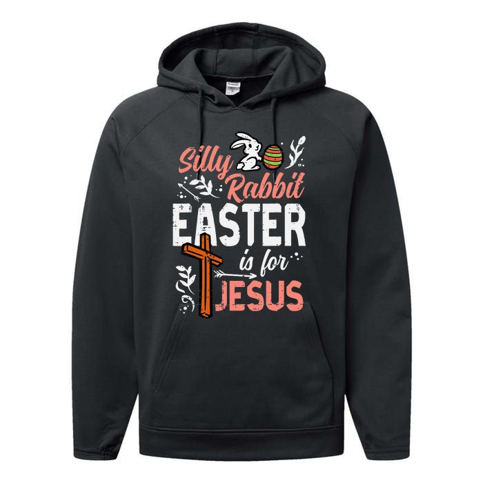 Christian Silly Rabbit Easter For Jesus Performance Fleece Hoodie