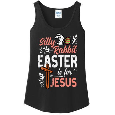 Christian Silly Rabbit Easter For Jesus Ladies Essential Tank