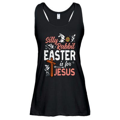 Christian Silly Rabbit Easter For Jesus Ladies Essential Flowy Tank