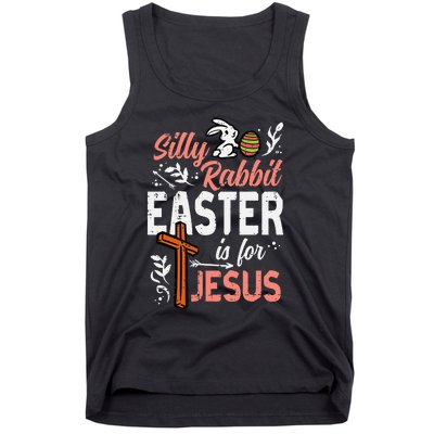 Christian Silly Rabbit Easter For Jesus Tank Top