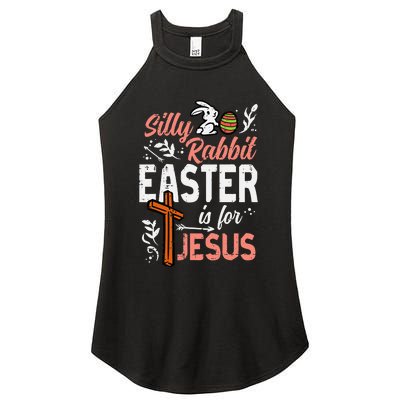 Christian Silly Rabbit Easter For Jesus Women's Perfect Tri Rocker Tank