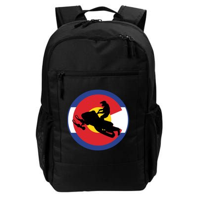 Colorado Snowmobile Rider Snowmobiling In Colorado Gift Backpack