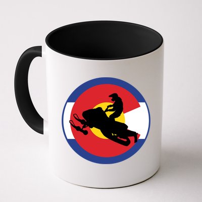 Colorado Snowmobile Rider Snowmobiling In Colorado Gift Mug