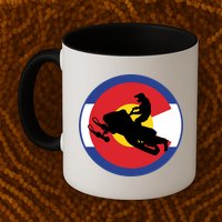 Colorado Snowmobile Rider Snowmobiling In Colorado Gift Mug