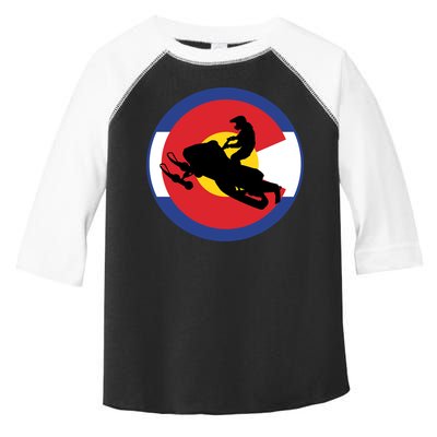 Colorado Snowmobile Rider Snowmobiling In Colorado Gift Toddler Fine Jersey T-Shirt