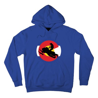 Colorado Snowmobile Rider Snowmobiling In Colorado Gift Hoodie