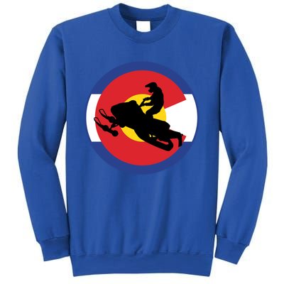 Colorado Snowmobile Rider Snowmobiling In Colorado Gift Sweatshirt