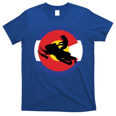 Colorado Snowmobile Rider Snowmobiling In Colorado Gift T-Shirt