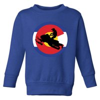 Colorado Snowmobile Rider Snowmobiling In Colorado Gift Toddler Sweatshirt