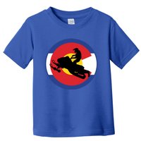 Colorado Snowmobile Rider Snowmobiling In Colorado Gift Toddler T-Shirt