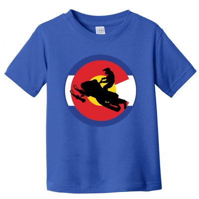 Colorado Snowmobile Rider Snowmobiling In Colorado Gift Toddler T-Shirt