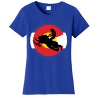 Colorado Snowmobile Rider Snowmobiling In Colorado Gift Women's T-Shirt