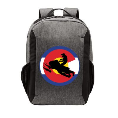 Colorado Snowmobile Rider Snowmobiling In Colorado Gift Vector Backpack