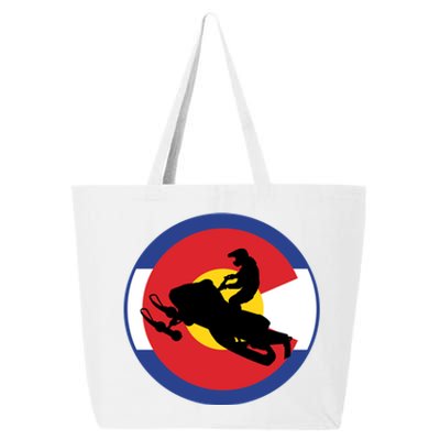 Colorado Snowmobile Rider Snowmobiling In Colorado Gift 25L Jumbo Tote