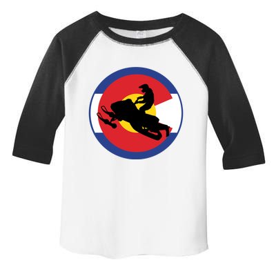 Colorado Snowmobile Rider Snowmobiling In Colorado Gift Toddler Fine Jersey T-Shirt