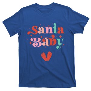 Christmas Santa Reveal Cute Christmas Pregnancy Great Gift T-Shirt