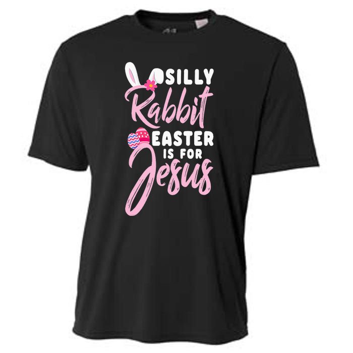 Cute Silly Rabbit Easter Is For Jesus Christians Cooling Performance Crew T-Shirt