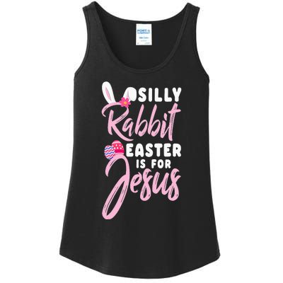 Cute Silly Rabbit Easter Is For Jesus Christians Ladies Essential Tank