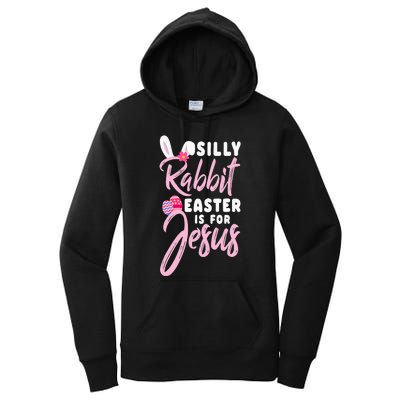 Cute Silly Rabbit Easter Is For Jesus Christians Women's Pullover Hoodie