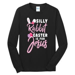 Cute Silly Rabbit Easter Is For Jesus Christians Tall Long Sleeve T-Shirt