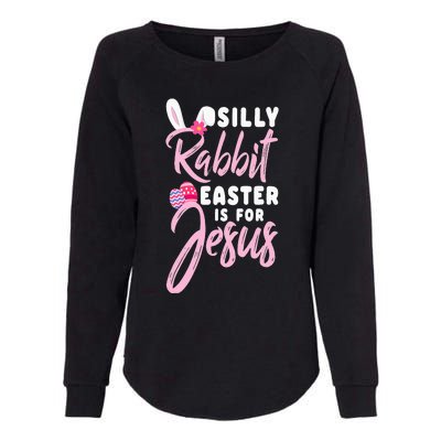 Cute Silly Rabbit Easter Is For Jesus Christians Womens California Wash Sweatshirt